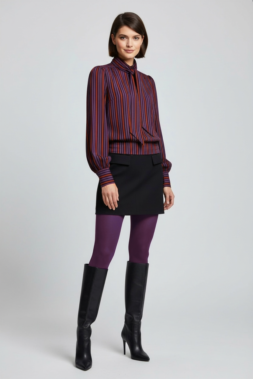 Blouse Beluga // incl.TieScarf