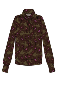 Blouse Beluga // incl.TieScarf