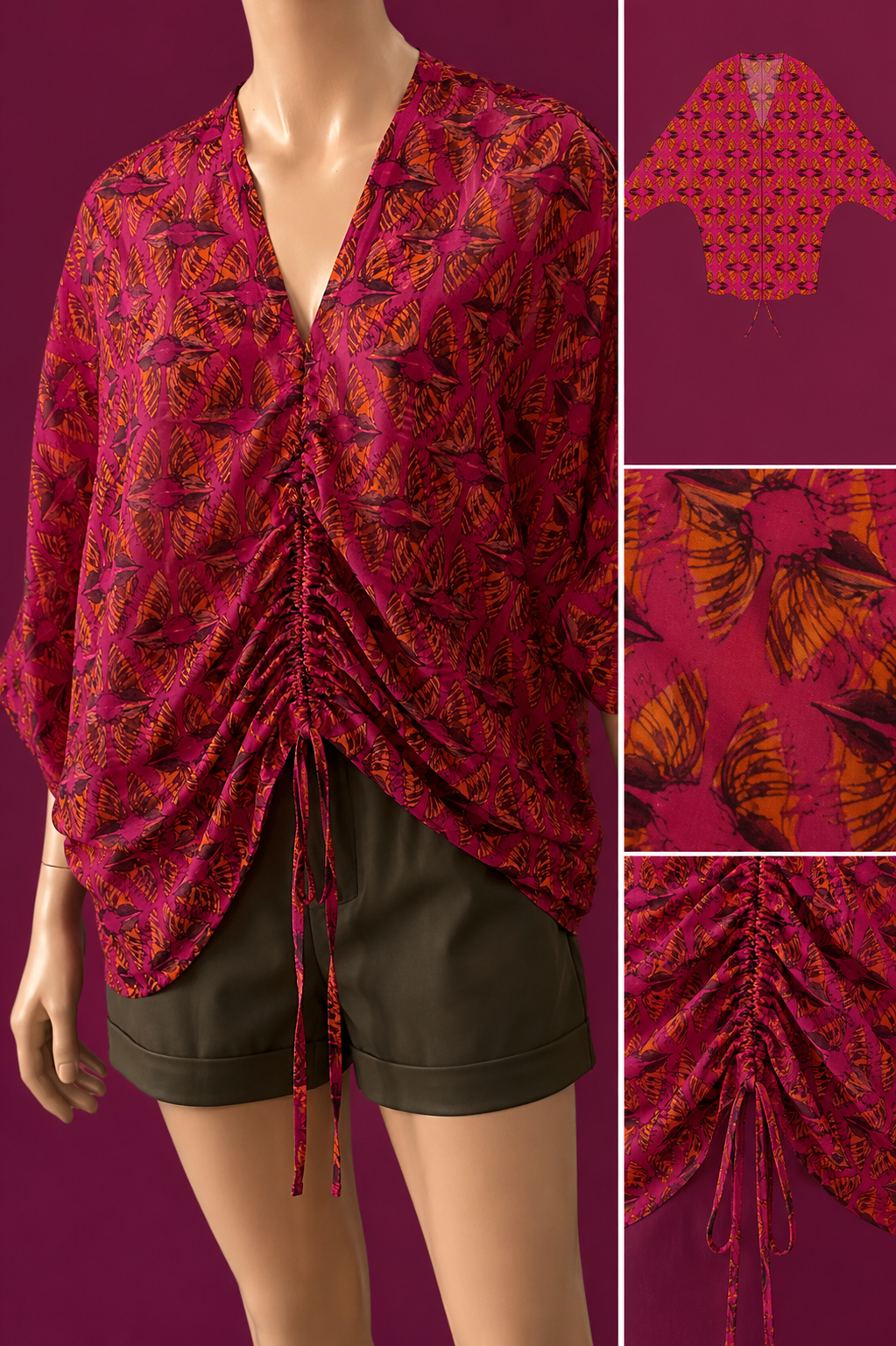 TunicBlouse Georgette RE:FUSION/ Passat