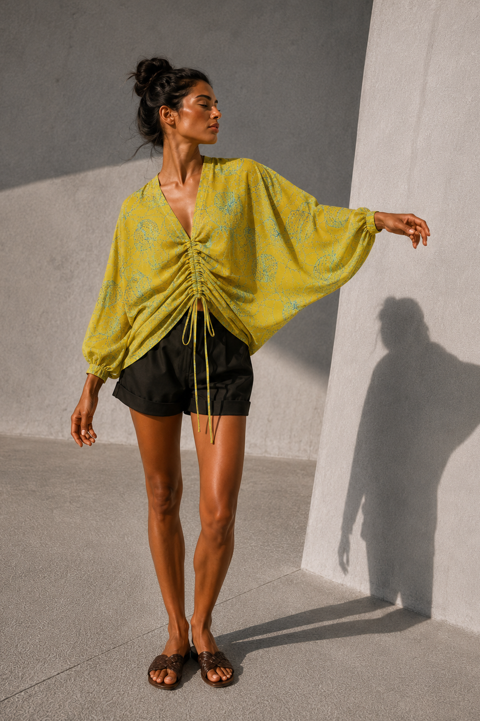 TunicBlouse Georgette RE:FUSION / Medusa