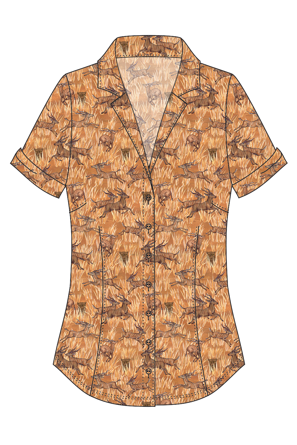 Blouse Delilah / Serengeti