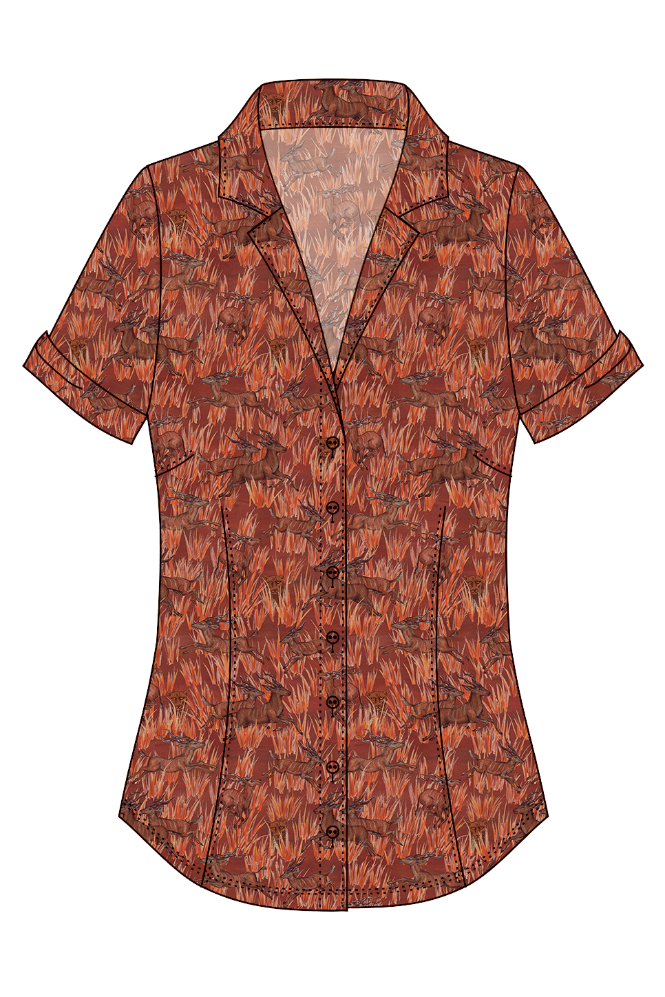 Blouse Delilah / Serengeti