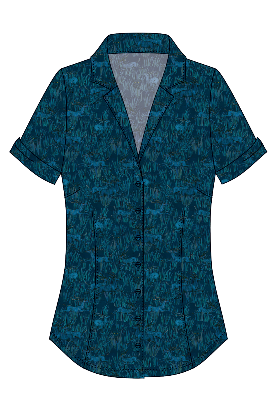 Blouse Delilah / Serengeti