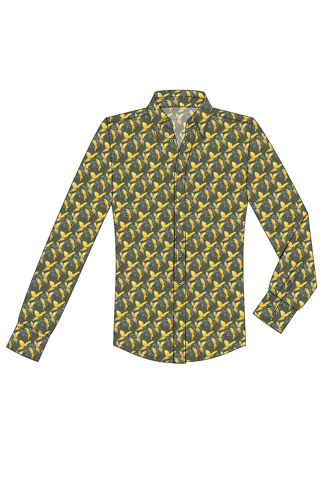 Men's Shirt Eddie / Parrots (Preorder)