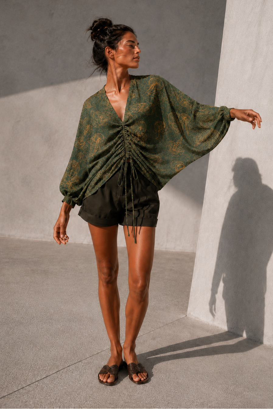 TunicBlouse Georgette RE:FUSION / Medusa
