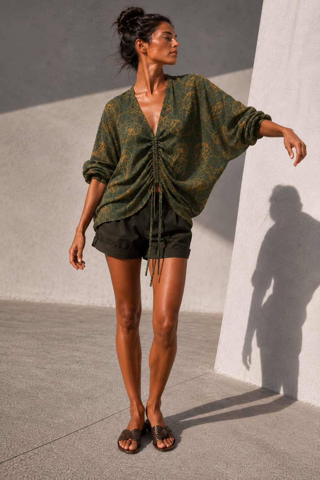 TunicBlouse Georgette RE:FUSION / Medusa