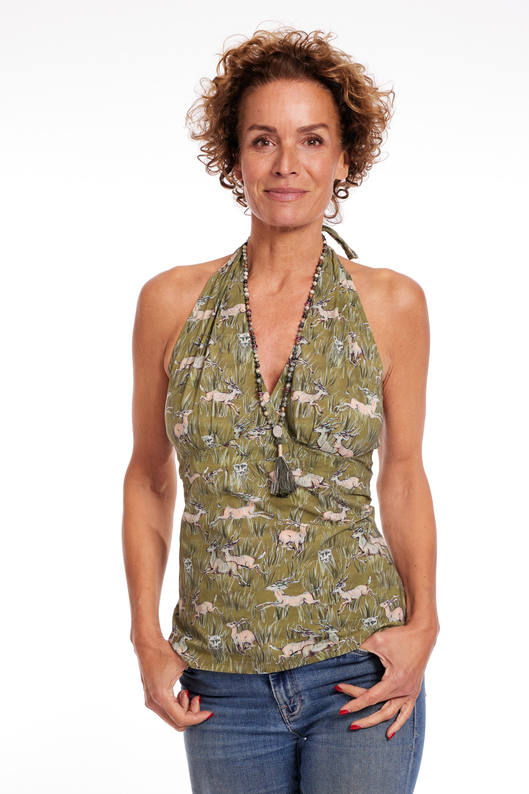 HalterneckTop Gianna / Serengeti