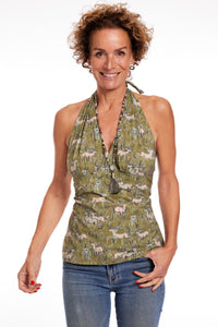 HalterneckTop Gianna / Serengeti
