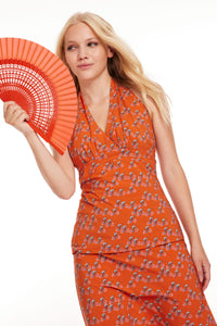 HalterneckTop Gianna / Bicicletta