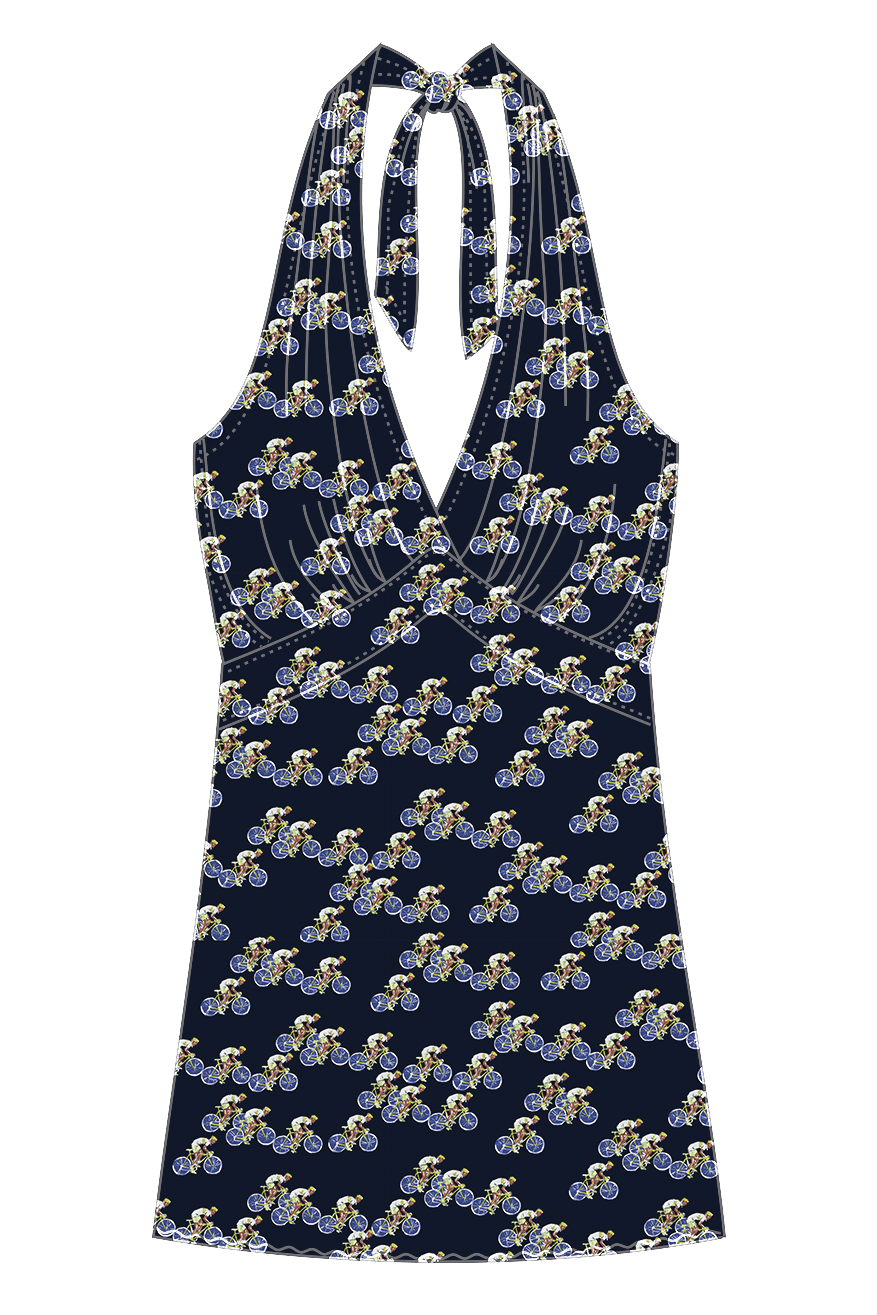 HalterneckTop Gianna / Bicicletta