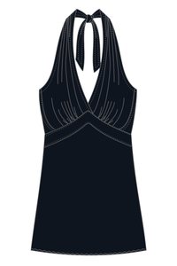 HalterneckTop Gianna / Uni