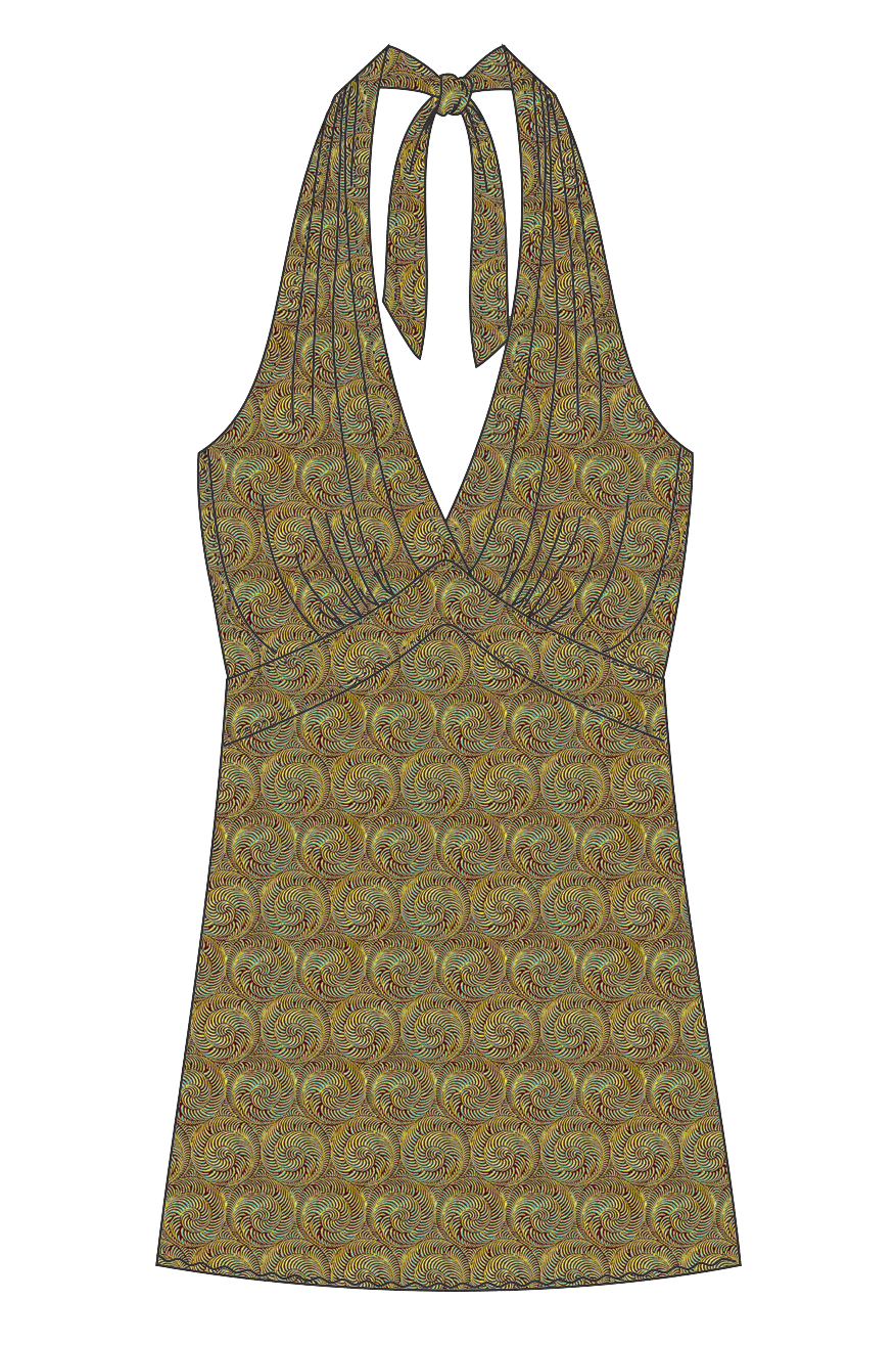 HalterneckTop Gianna / Chiocciola