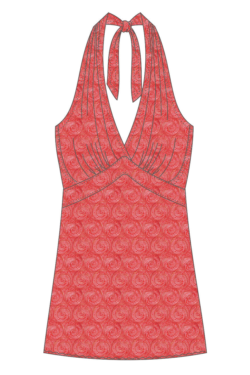 HalterneckTop Gianna / Chiocciola