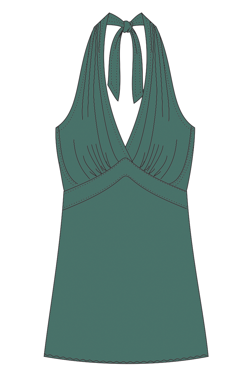 HalterneckTop Gianna / Unis