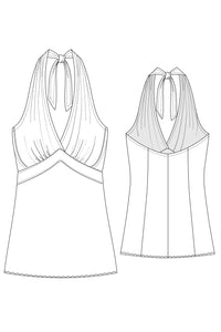 HalterneckTop Gianna / Bicicletta