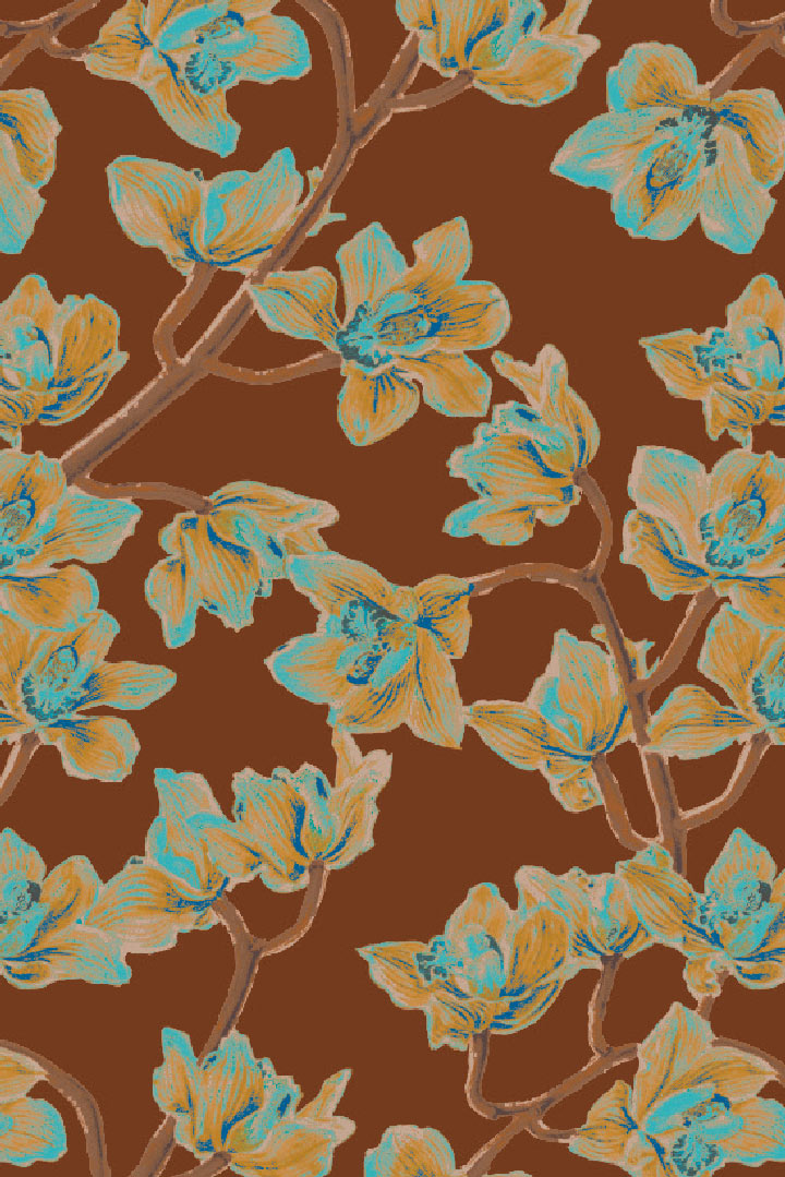 TunicBlouse Georgette RE:FUSION  / Orchidea