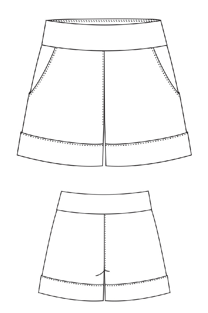 Shorts Pam / Chiocciola