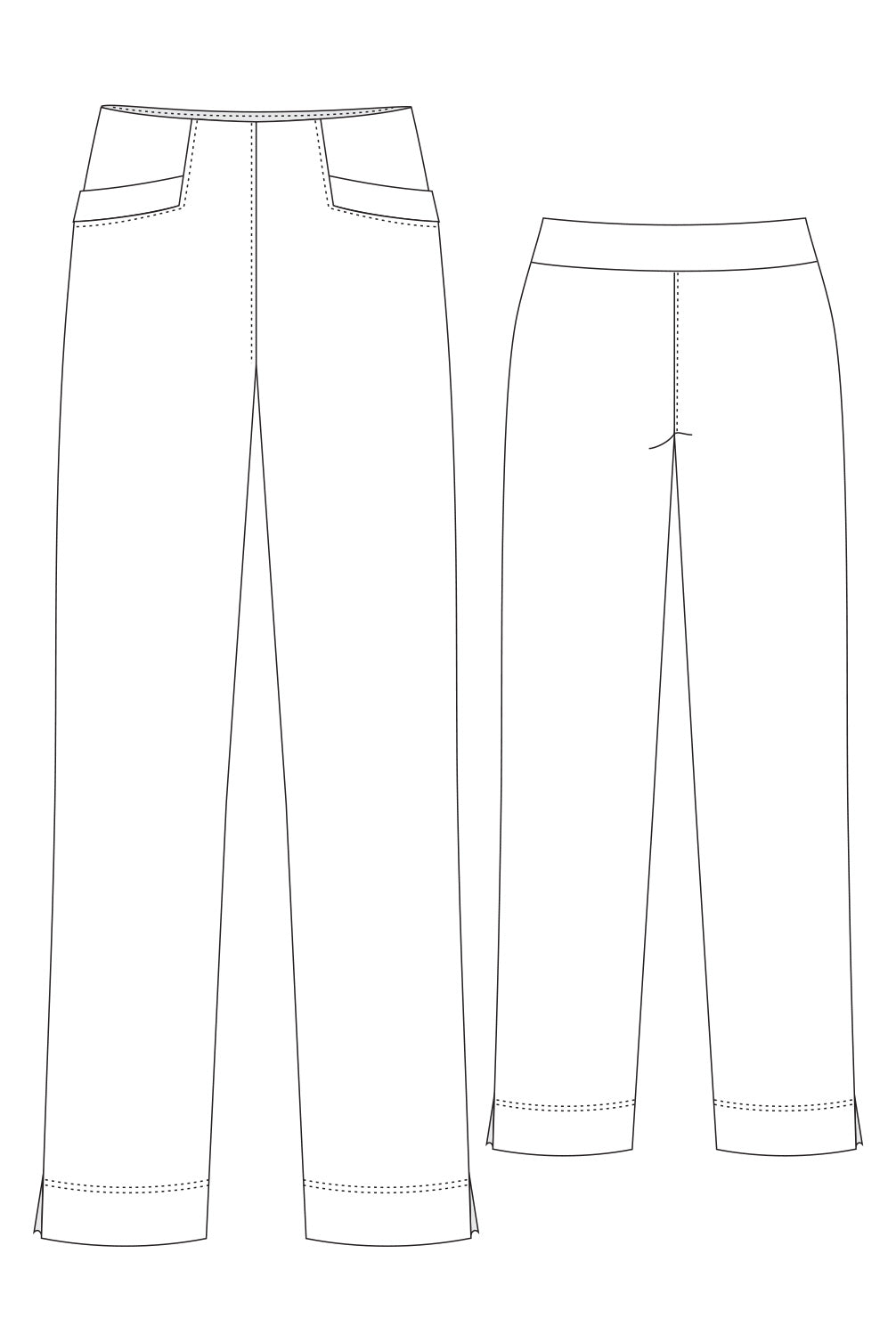 Pants Pauline 7/8-26 / Uni