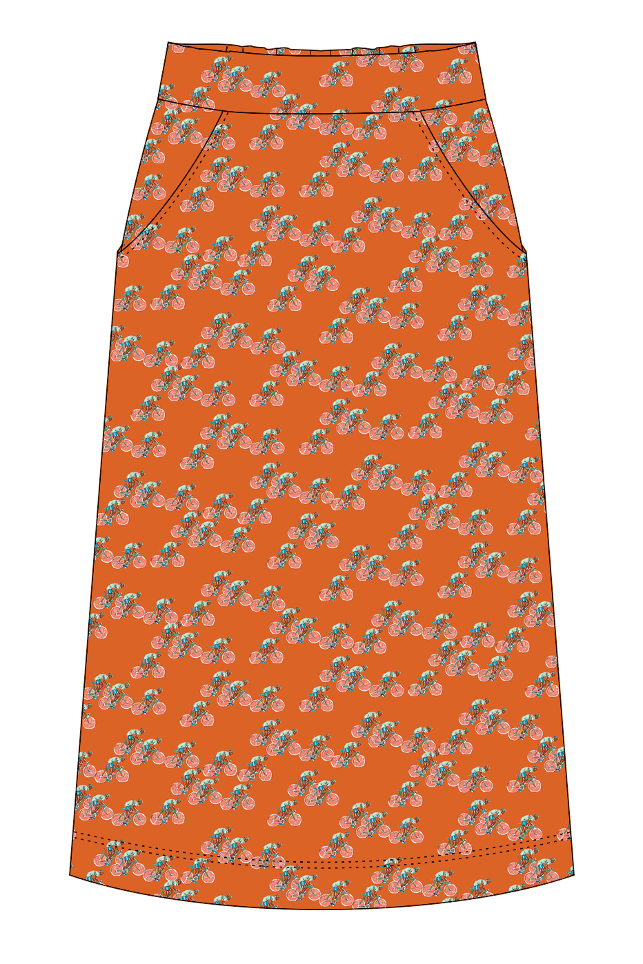 Skirt Rosella / Bicicletta