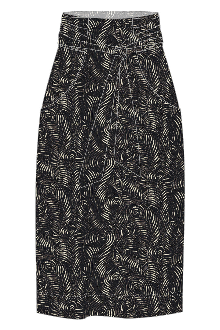 Skirt Siena / Feathers