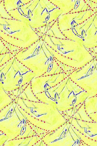 W.E.T. by Ines Schneider Accessoire A5122.5 / S ObiBelt Batist Solo 22 / Artist mode hamburg print sommerkleid Unique Prints Summer Dress Handdesignierte Prints Print