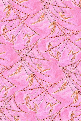 W.E.T. by Ines Schneider Dress Taormina / Artist mode hamburg print sommerkleid Unique Prints Summer Dress Handdesignierte Prints Print