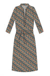 W.E.T. by Ines Schneider Dress M1475.1 / S Alana incl. Obi Belt / Marlin mode hamburg print sommerkleid Unique Prints Summer Dress Handdesignierte Prints Print