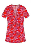W.E.T. by Ines Schneider Shirt F5116.5 / S Shirt Cosma 22 / Fiore Magico mode hamburg print sommerkleid Unique Prints Summer Dress Handdesignierte Prints Print