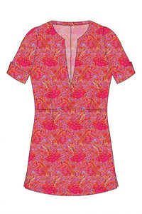W.E.T. by Ines Schneider Shirt P5107.2 / S Shirt Cosma 22 / Pavone mode hamburg print sommerkleid Unique Prints Summer Dress Handdesignierte Prints Print