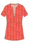W.E.T. by Ines Schneider Shirt Shirt Cosma 23 / BlossomTree mode hamburg print sommerkleid Unique Prints Summer Dress Handdesignierte Prints Print