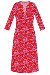 W.E.T. by Ines Schneider Dress F5116.5 / S Cosmic 22 / Fiore Magico mode hamburg print sommerkleid Unique Prints Summer Dress Handdesignierte Prints Print