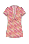 W.E.T. by Ines Schneider Shirt M1475.2 / S Edith 23 / Marlin mode hamburg print sommerkleid Unique Prints Summer Dress Handdesignierte Prints Print