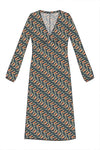W.E.T. by Ines Schneider Dress M1475.1 / S Etta Dress 23 / Marlin mode hamburg print sommerkleid Unique Prints Summer Dress Handdesignierte Prints Print