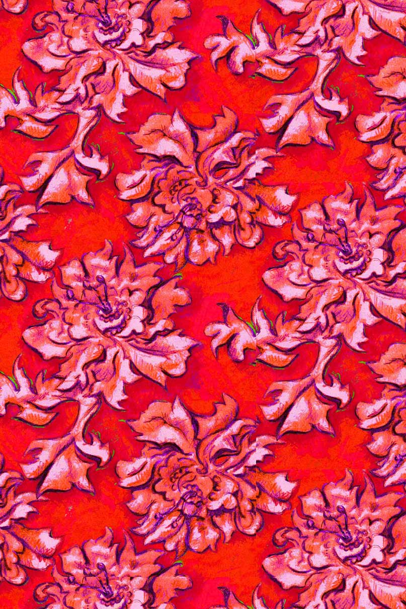W.E.T. by Ines Schneider Skirt Skirt Riviera / Fiore Magico mode hamburg print sommerkleid Unique Prints Summer Dress Handdesignierte Prints Print