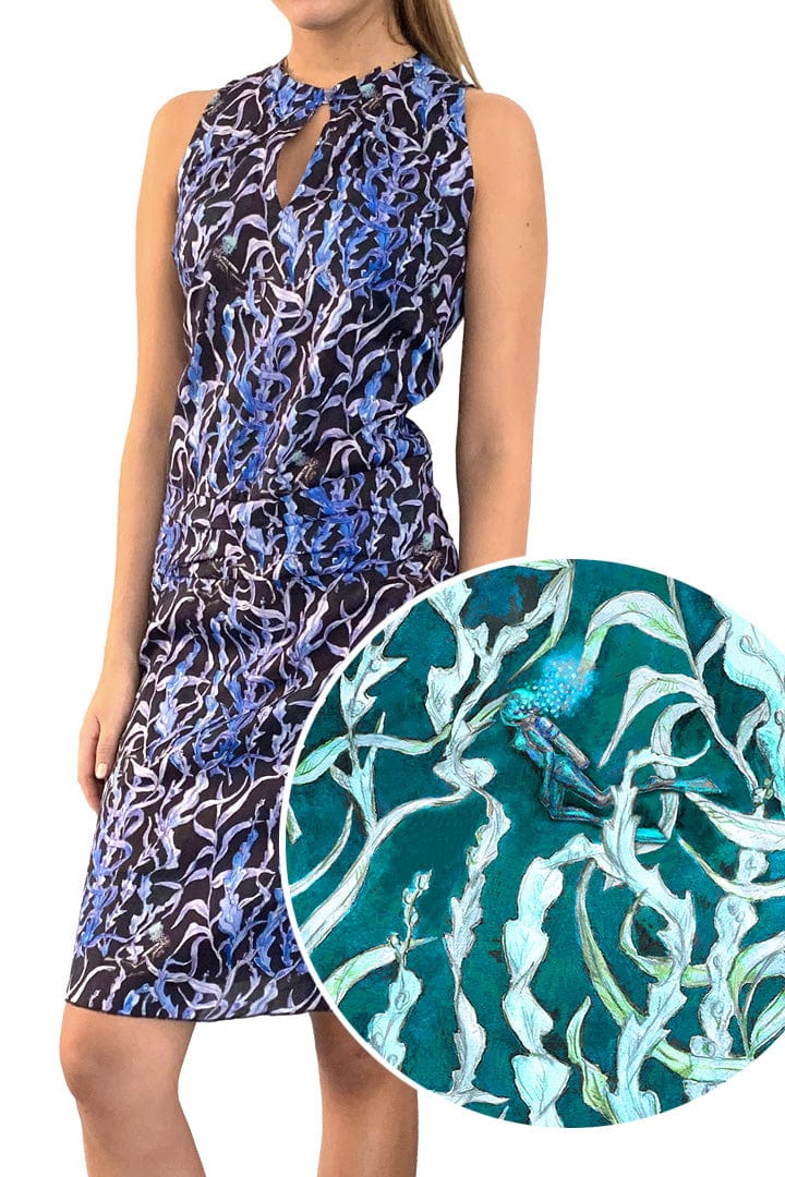 W.E.T. by Ines Schneider Dress Fleur mode hamburg print sommerkleid Unique Prints Summer Dress Handdesignierte Prints Print