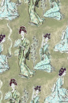W.E.T. by Ines Schneider Pants Pisa 21 / Geisha mode hamburg print sommerkleid Unique Prints Summer Dress Handdesignierte Prints Print