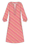 W.E.T. by Ines Schneider Dress Greta incl. ObiBelt / Marlin mode hamburg print sommerkleid Unique Prints Summer Dress Handdesignierte Prints Print
