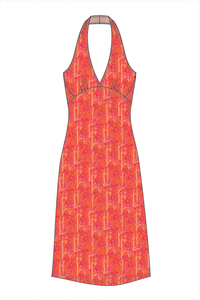 W.E.T. by Ines Schneider Dress B1503.8 / S Mariella / BlossomTree mode hamburg print sommerkleid Unique Prints Summer Dress Handdesignierte Prints Print