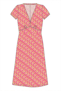 W.E.T. by Ines Schneider Dress M1475.2 / S Megan / Marlin mode hamburg print sommerkleid Unique Prints Summer Dress Handdesignierte Prints Print