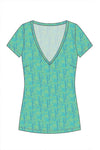 W.E.T. by Ines Schneider Shirt B1503.7 / S Shirt Osaka / BlossomTree mode hamburg print sommerkleid Unique Prints Summer Dress Handdesignierte Prints Print