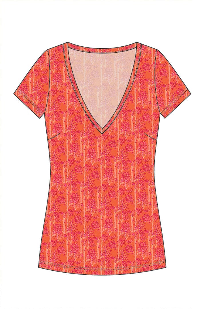 W.E.T. by Ines Schneider Shirt B1503.8 / S Shirt Osaka / BlossomTree mode hamburg print sommerkleid Unique Prints Summer Dress Handdesignierte Prints Print