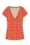 W.E.T. by Ines Schneider Shirt E1683.3 / S Shirt Osaka / Elfies mode hamburg print sommerkleid Unique Prints Summer Dress Handdesignierte Prints Print