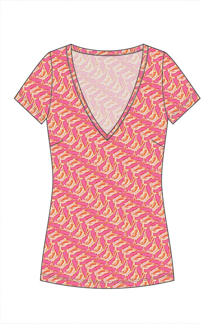 W.E.T. by Ines Schneider Shirt M1475.2 / S Shirt Osaka / Marlin mode hamburg print sommerkleid Unique Prints Summer Dress Handdesignierte Prints Print
