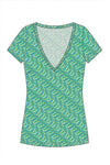 W.E.T. by Ines Schneider Shirt M1475.5 / S Shirt Osaka / Marlin mode hamburg print sommerkleid Unique Prints Summer Dress Handdesignierte Prints Print