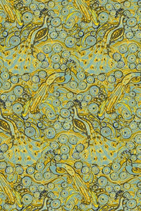 W.E.T. by Ines Schneider Shirt Shirt Cosma 22 / Pavone mode hamburg print sommerkleid Unique Prints Summer Dress Handdesignierte Prints Print