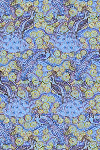 W.E.T. by Ines Schneider Dress Cassandra / Pavone mode hamburg print sommerkleid Unique Prints Summer Dress Handdesignierte Prints Print