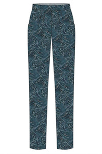 W.E.T. by Ines Schneider Pants A5122.2 / S Pants Pallas 22 / Artist mode hamburg print sommerkleid Unique Prints Summer Dress Handdesignierte Prints Print