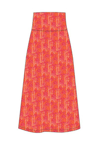 W.E.T. by Ines Schneider Skirt B1503.8 / S Skirt Palma / BlossomTree mode hamburg print sommerkleid Unique Prints Summer Dress Handdesignierte Prints Print