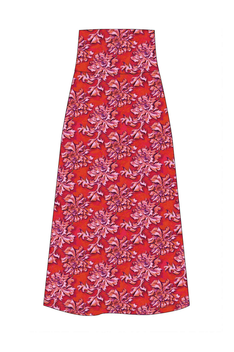 W.E.T. by Ines Schneider Dress Skirt Palma / Fiore Magico mode hamburg print sommerkleid Unique Prints Summer Dress Handdesignierte Prints Print