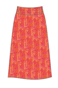 W.E.T. by Ines Schneider Skirt B1503.8 / S Skirt Ravenna 23 / BlossomTree mode hamburg print sommerkleid Unique Prints Summer Dress Handdesignierte Prints Print